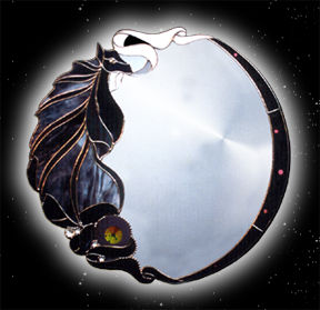 Jeweled Dragon mirror