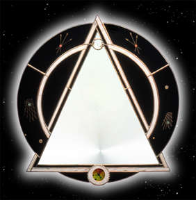 Triangulum cosmic art mirror