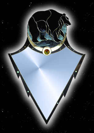 Black Bear Mirror; Wildlife