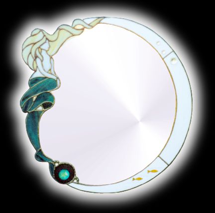 Sitting Mermaid mirror