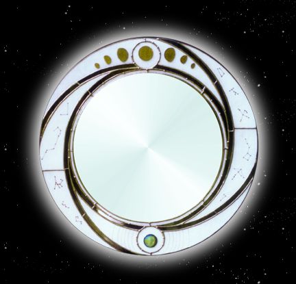 Expanding Universe Mirror; cosmic, cosmos